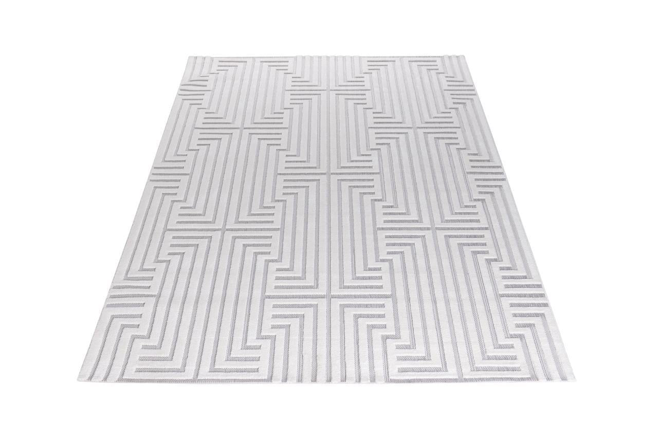 Alfombra Roma / 0025A / White - Grey