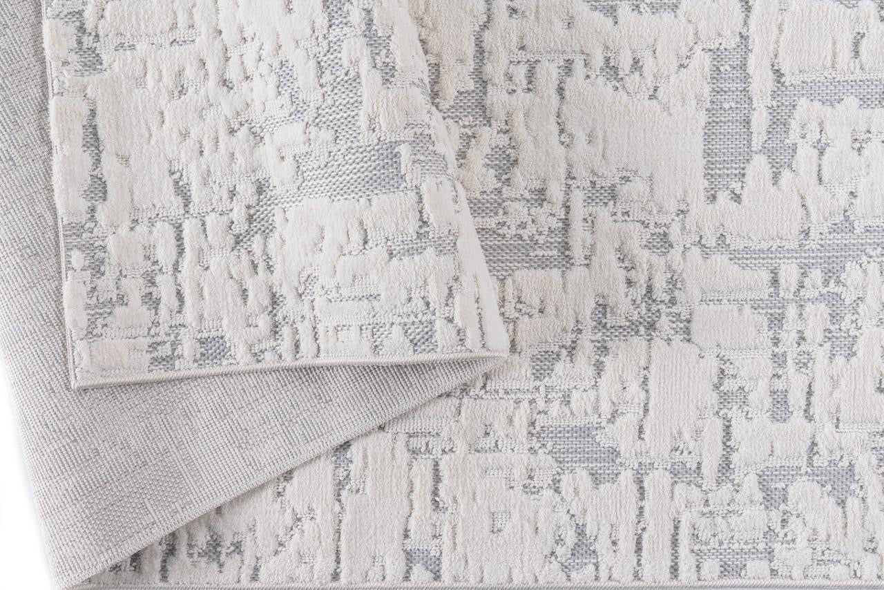 Alfombra Roma / 0015A / White - Grey