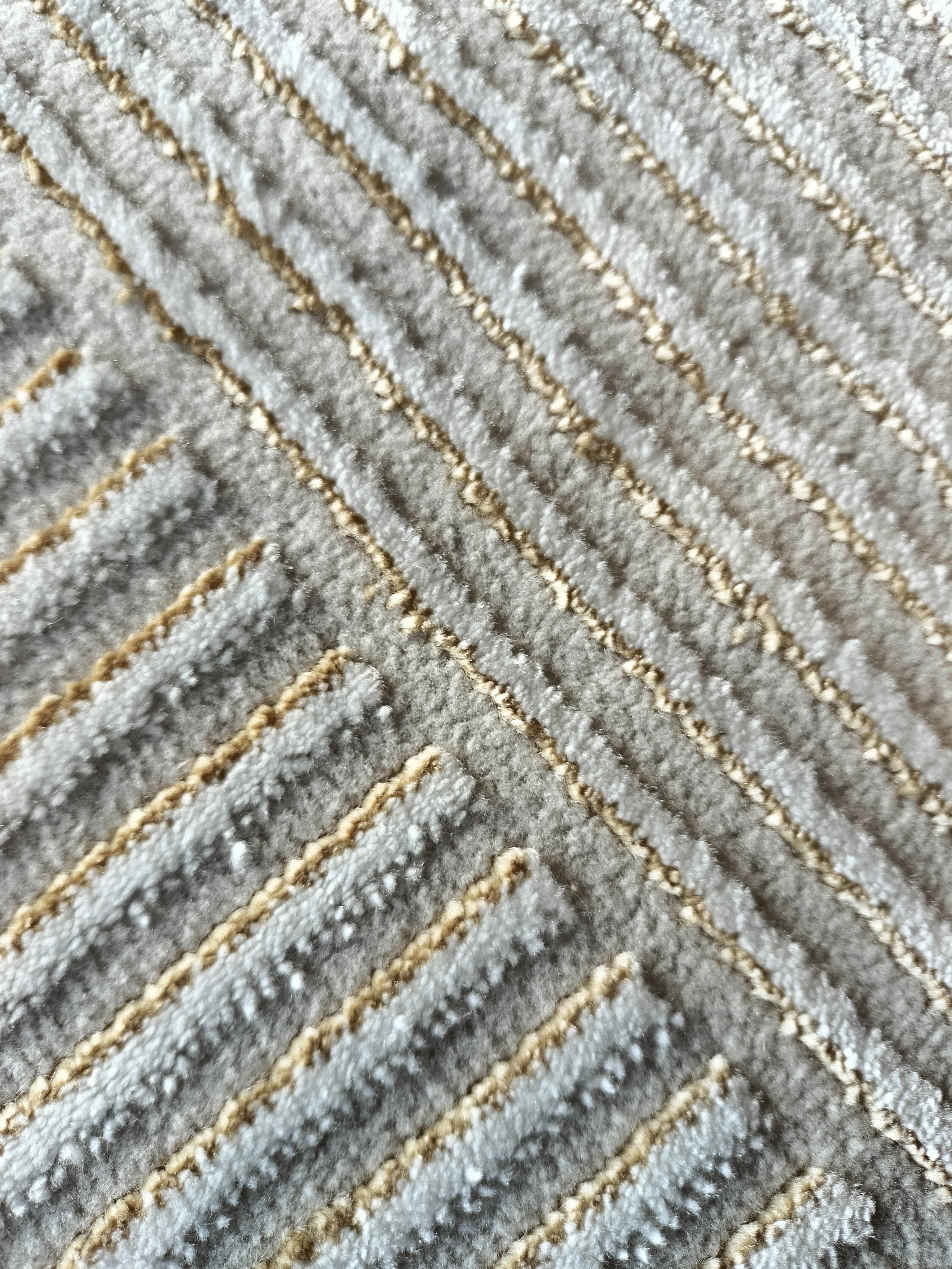 Alfombra Florencia  / 0123A / Bone - Gold