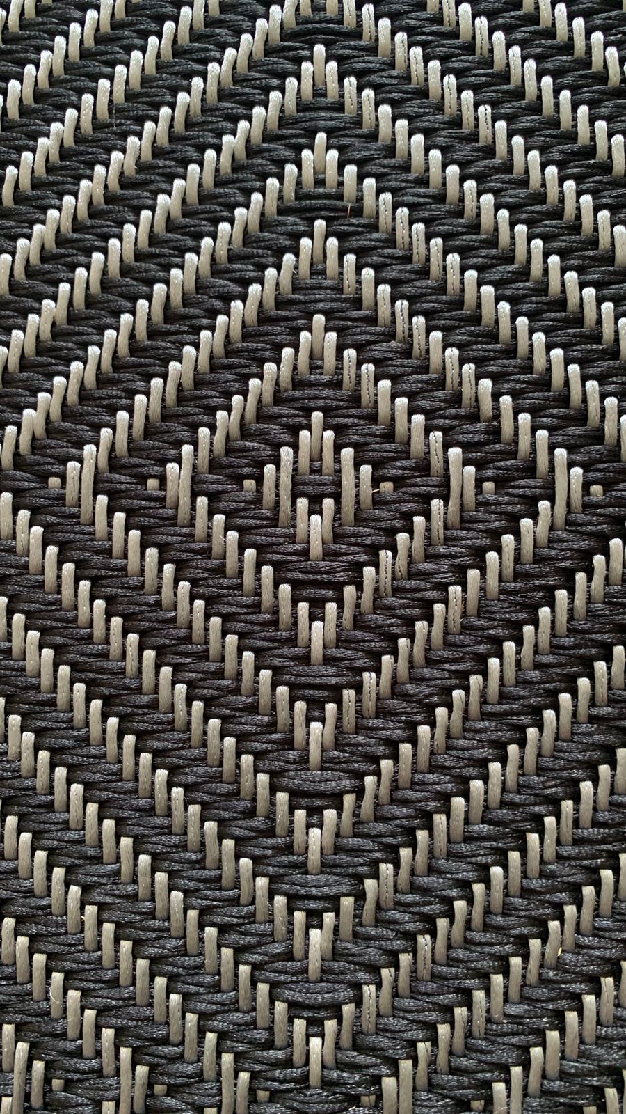 Tapete Tejido Romboidal en Seda / F31