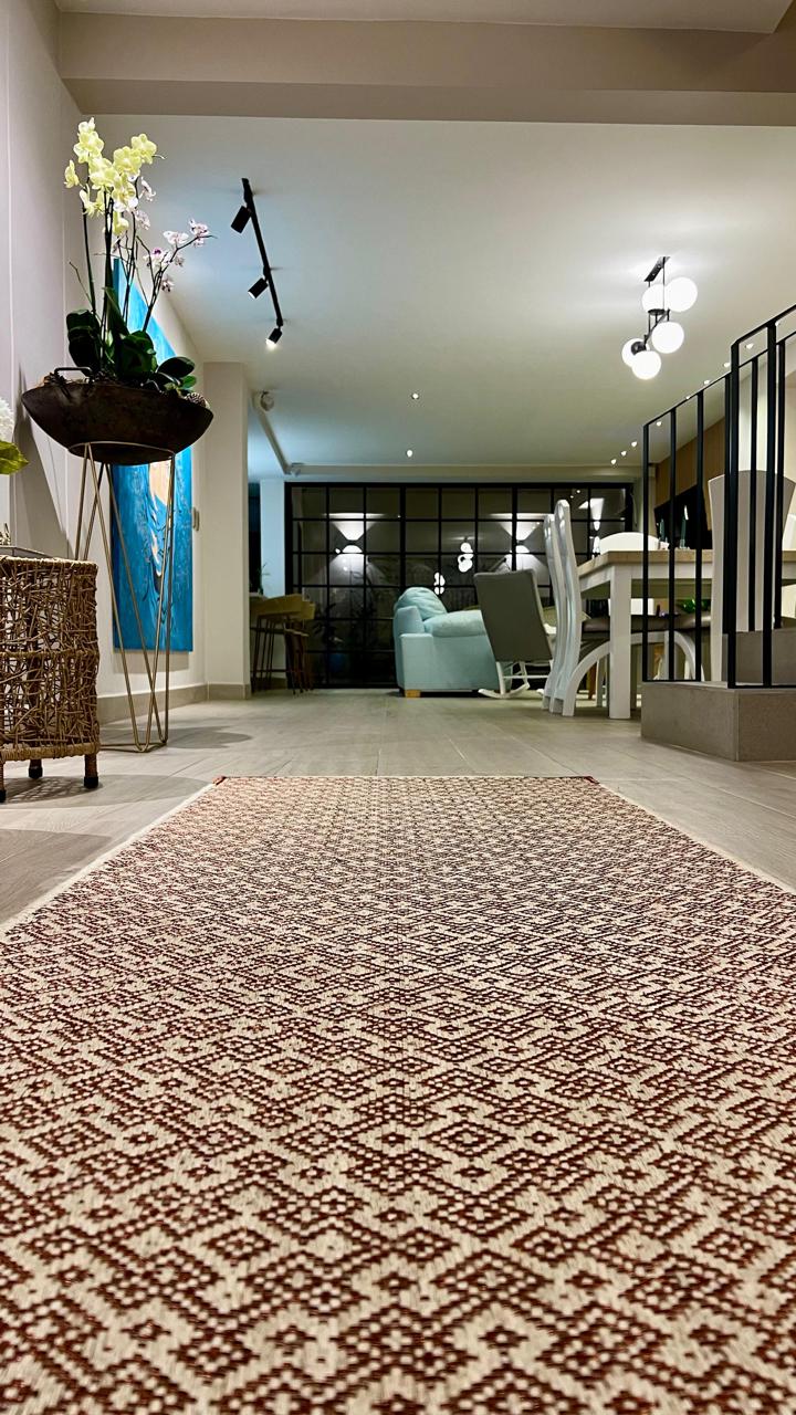 Tapete Tejido Martina invertido en Fique y Cobre / 32