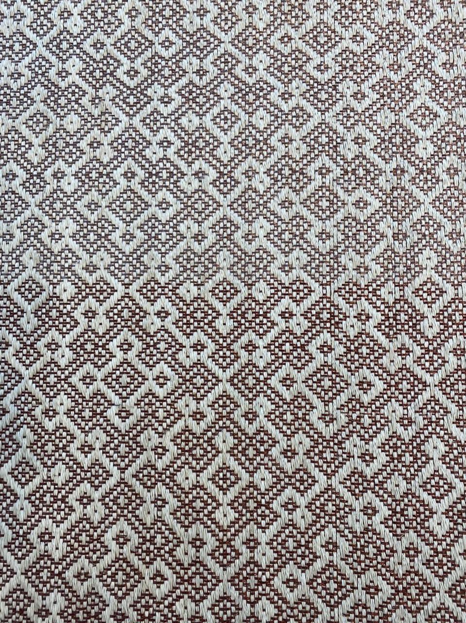 Tapete Tejido Martina en Fique, Metal Plata y Cobre Uva, Degradé / F28