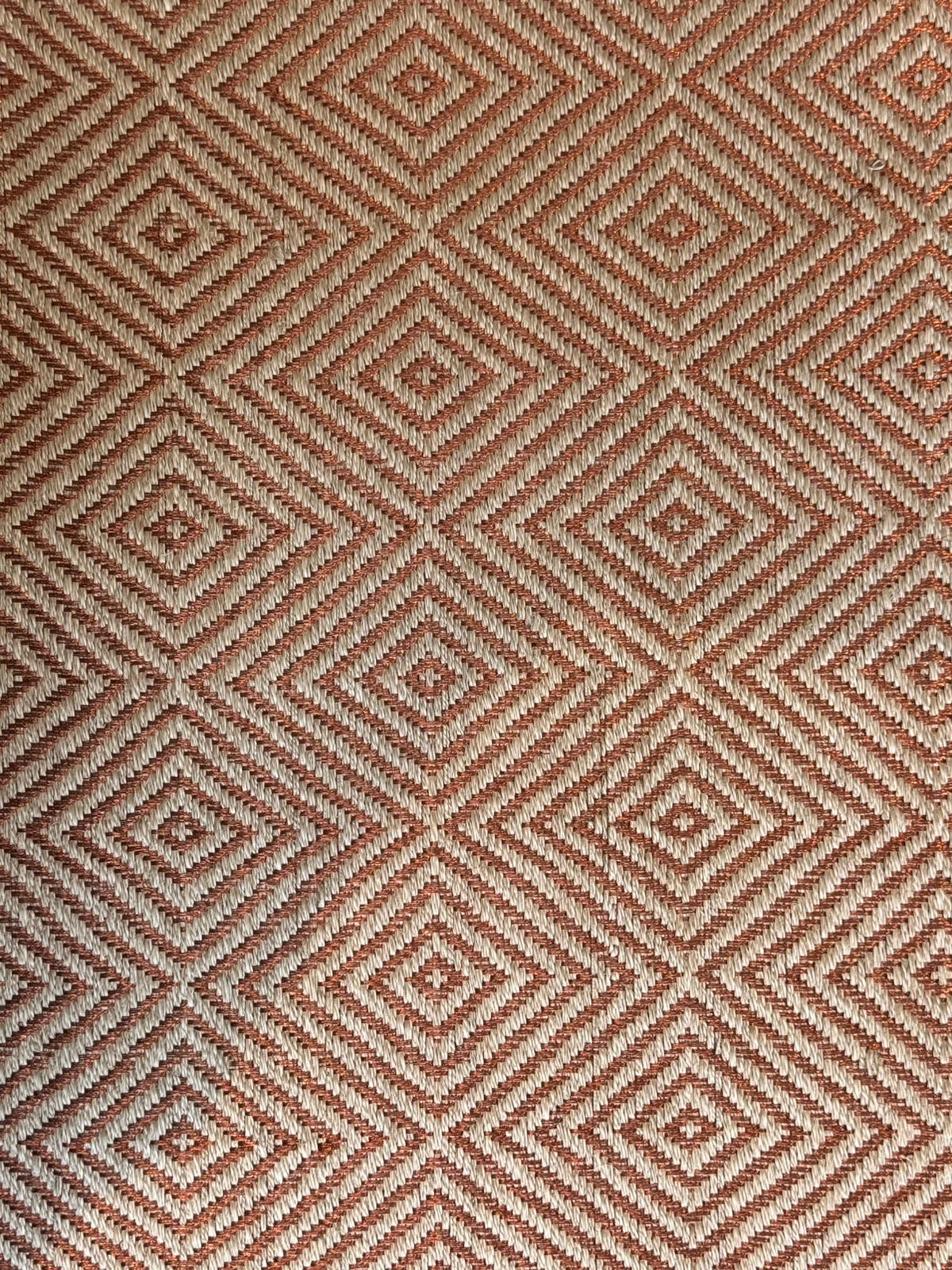 Tapete Tejido Maya en Fique y Cobre / F46