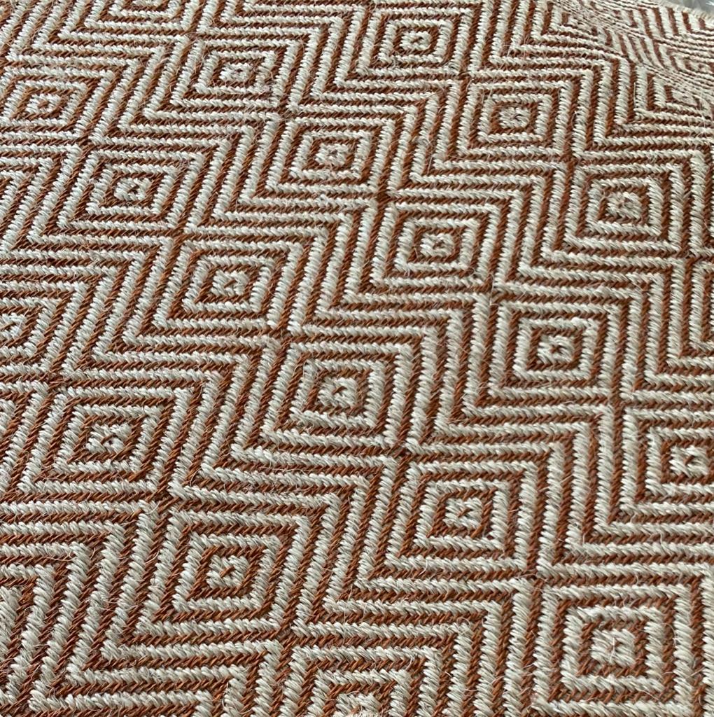 Tapete Tejido Romboidal en Fique / F19