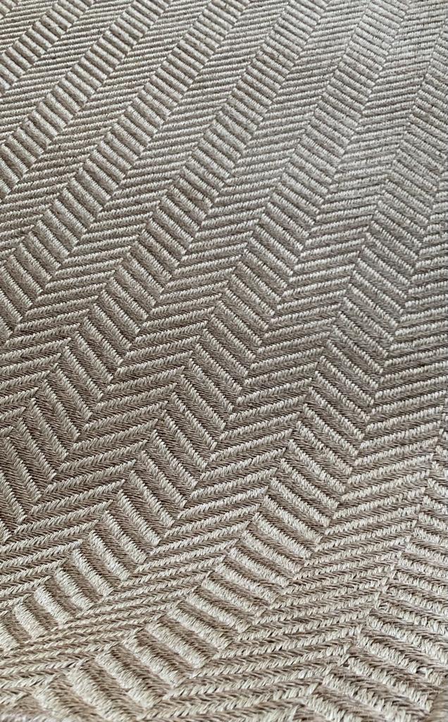 Tapete Tejido Espina de Pescado en Fique / F16